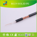 Rg59 / U + 2 * 7 * 0.38mm Cable siamés de la energía (cable coaxial)